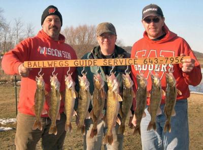 Buck, Kevin & I with 10 of our limit of 15
